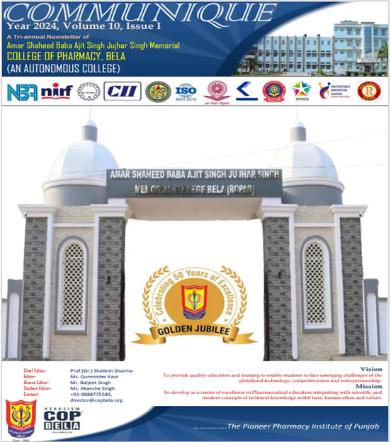 Autonomous Pharmacy College Bela, Ropar - COP Bela : Communique ...